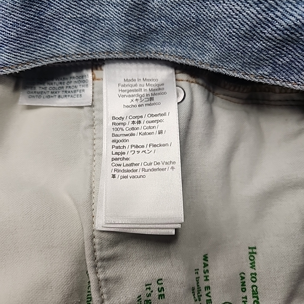 J. Crew Relaxed Denim Short 33 Baxter Wash Cut Off Raw Hem J.Crew Jean - Picture 10 of 11